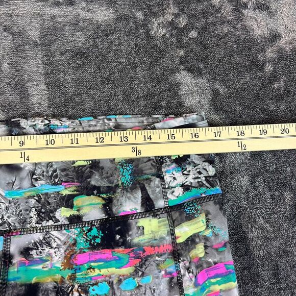 Lululemon Fast and Free High-Rise Crop 23" Inseam Paint Drift Multi Pants 14 - Picture 5 of 10